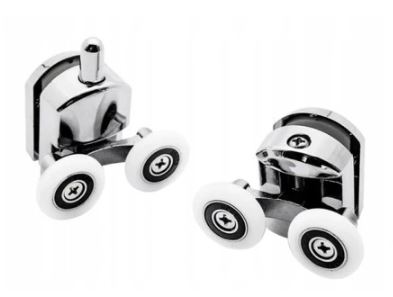 ROLKI DO KABINY PRYSZNICOWEJ KÓŁKA KOMPLET 8 ROLEK Marka Iso Trade