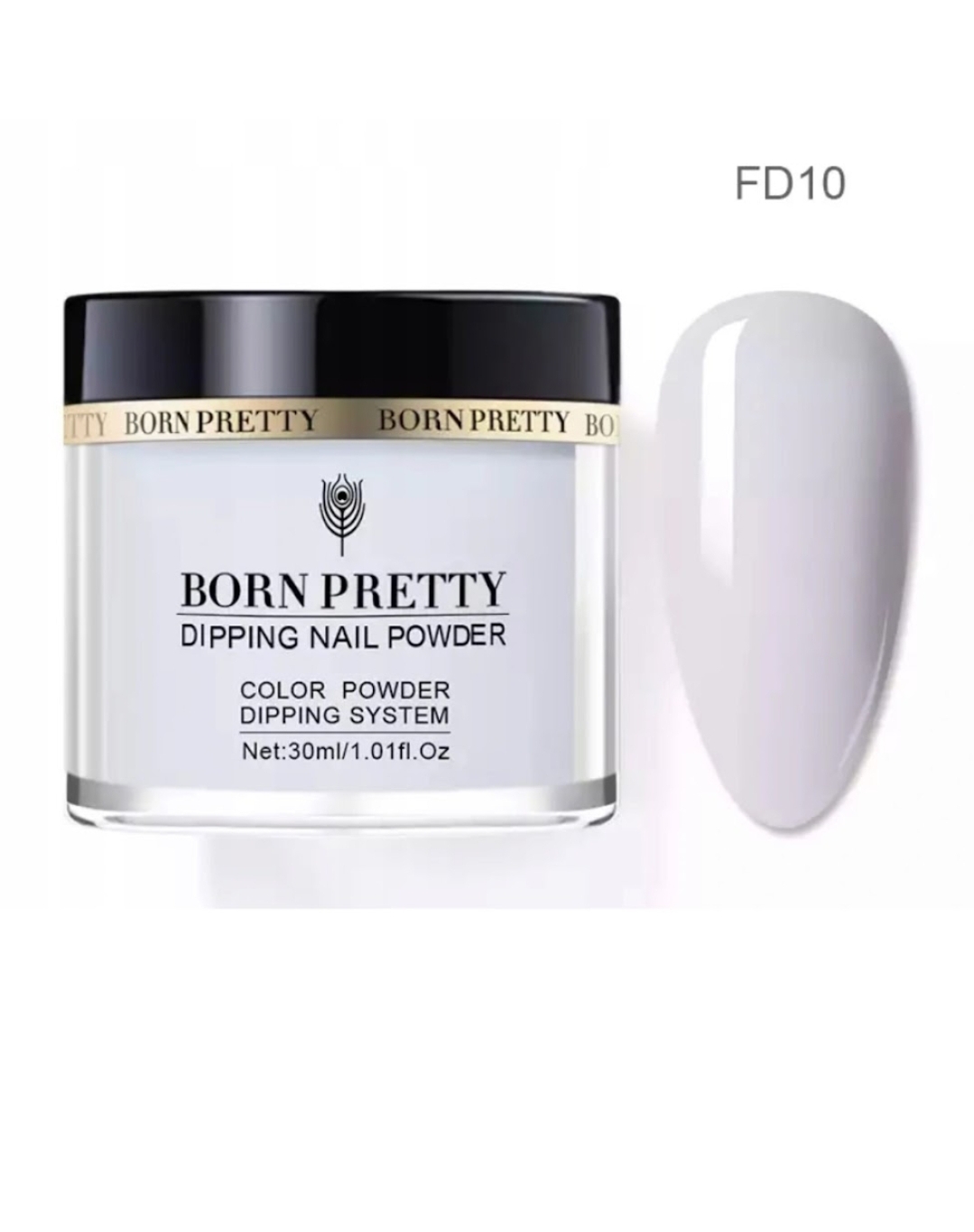 Born Pretty puder manicure tytanowy 30ml