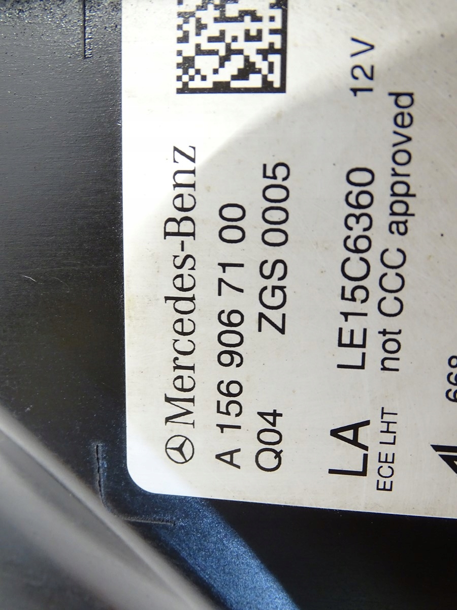 light left front front MERCEDES X156 FULL LED A1569067100 UK