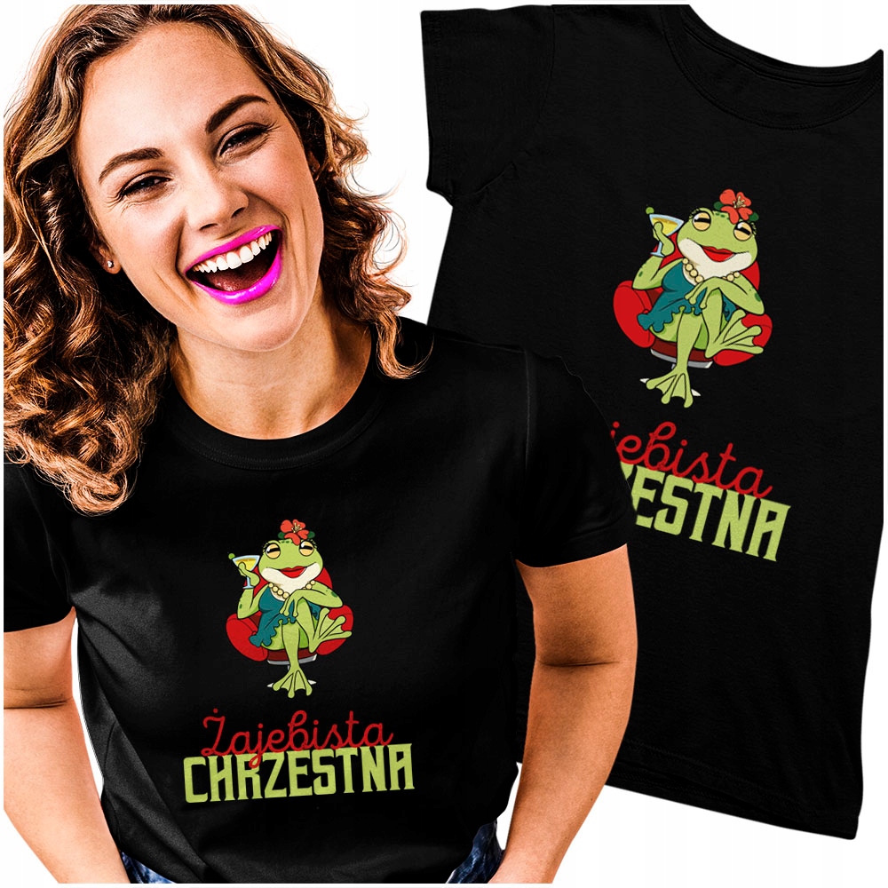 

Chrzestna Zajebista Zaba Bluzka Chrzestnej 2XL