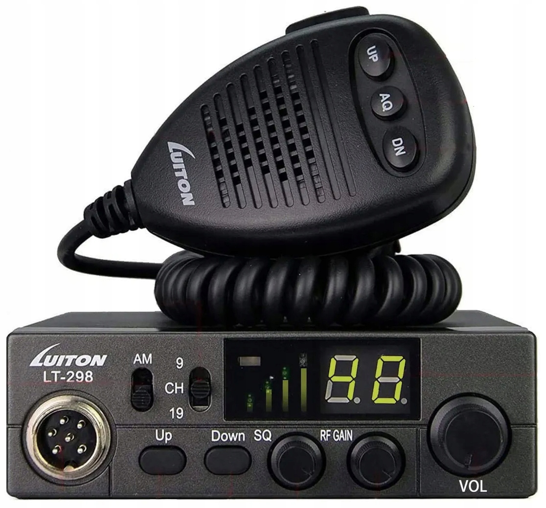 Cb rádio Luiton LT-298 12/24V Am/fm Rf Gain Asq kompaktní