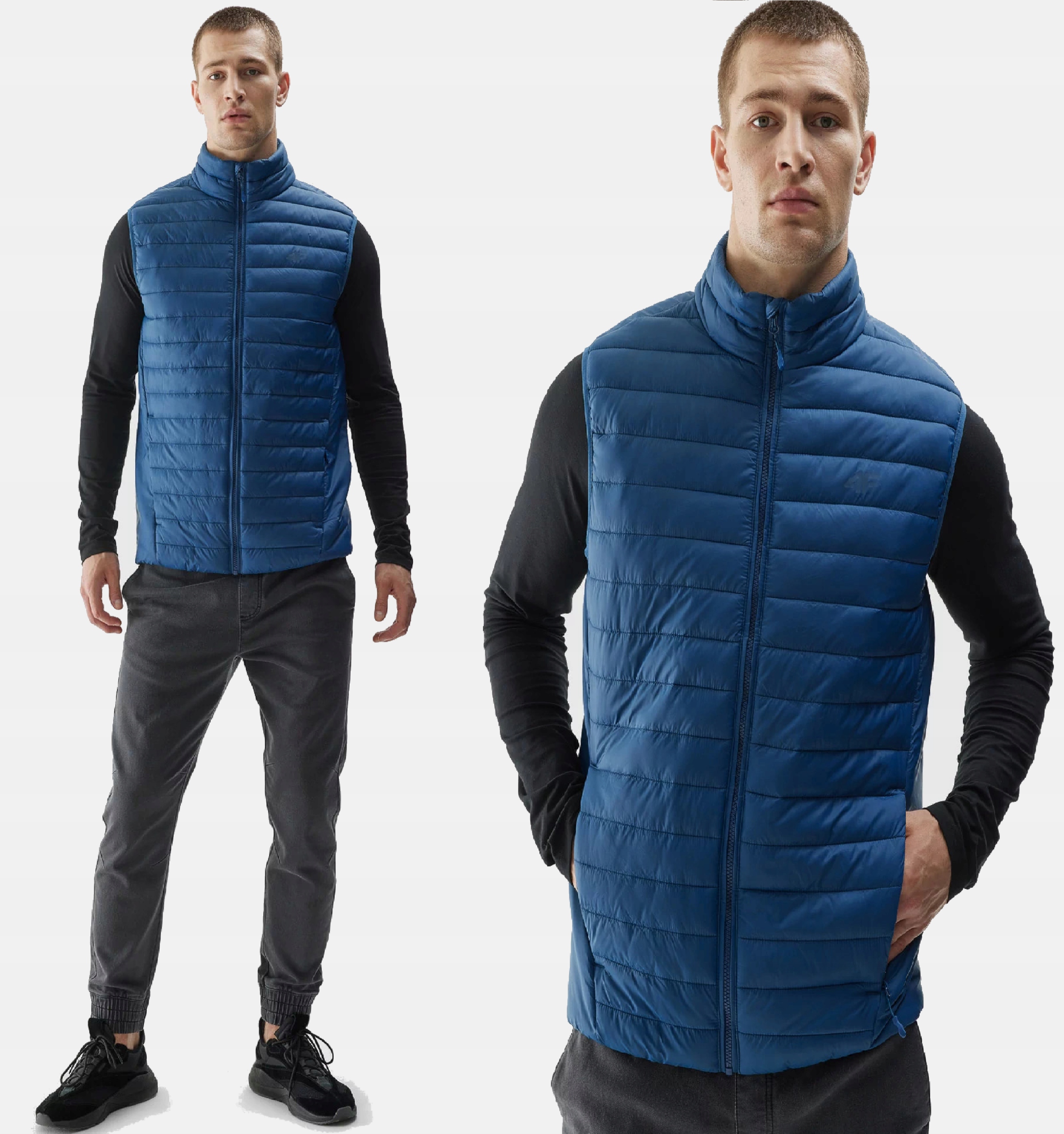 Bunda Bez Rukávů 4F Bez Kapuce Péřová Vesta TVESM062 L