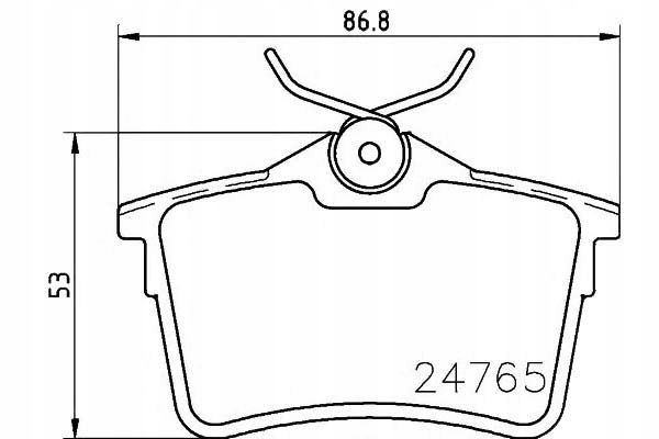Textar Brzdové Destičky Citroen Zadní Berlingo 08- Asistent řidiče #28