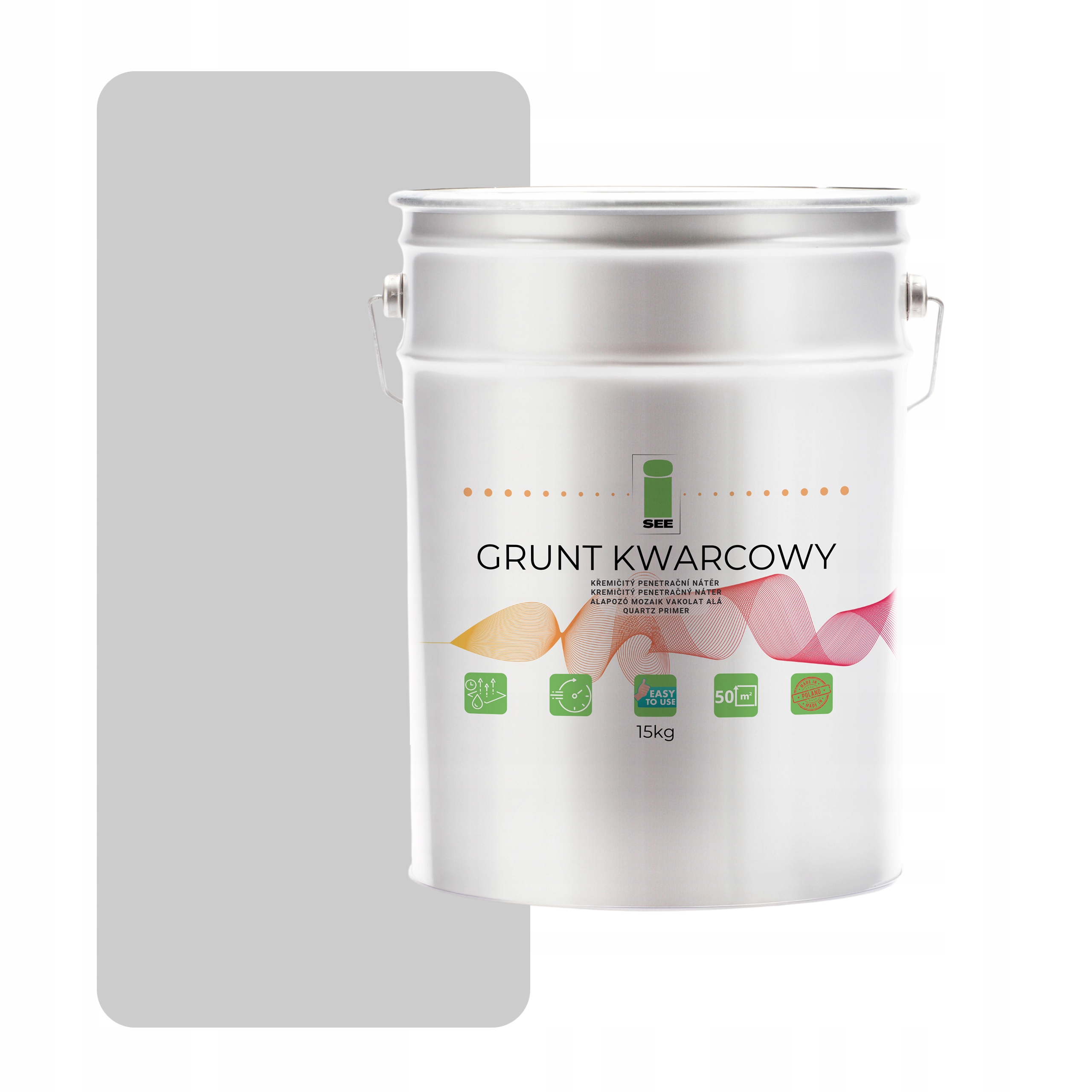 Křemenná Půda Pod Silikonovou Omítku 15 kg Šedá Stříbrná F262