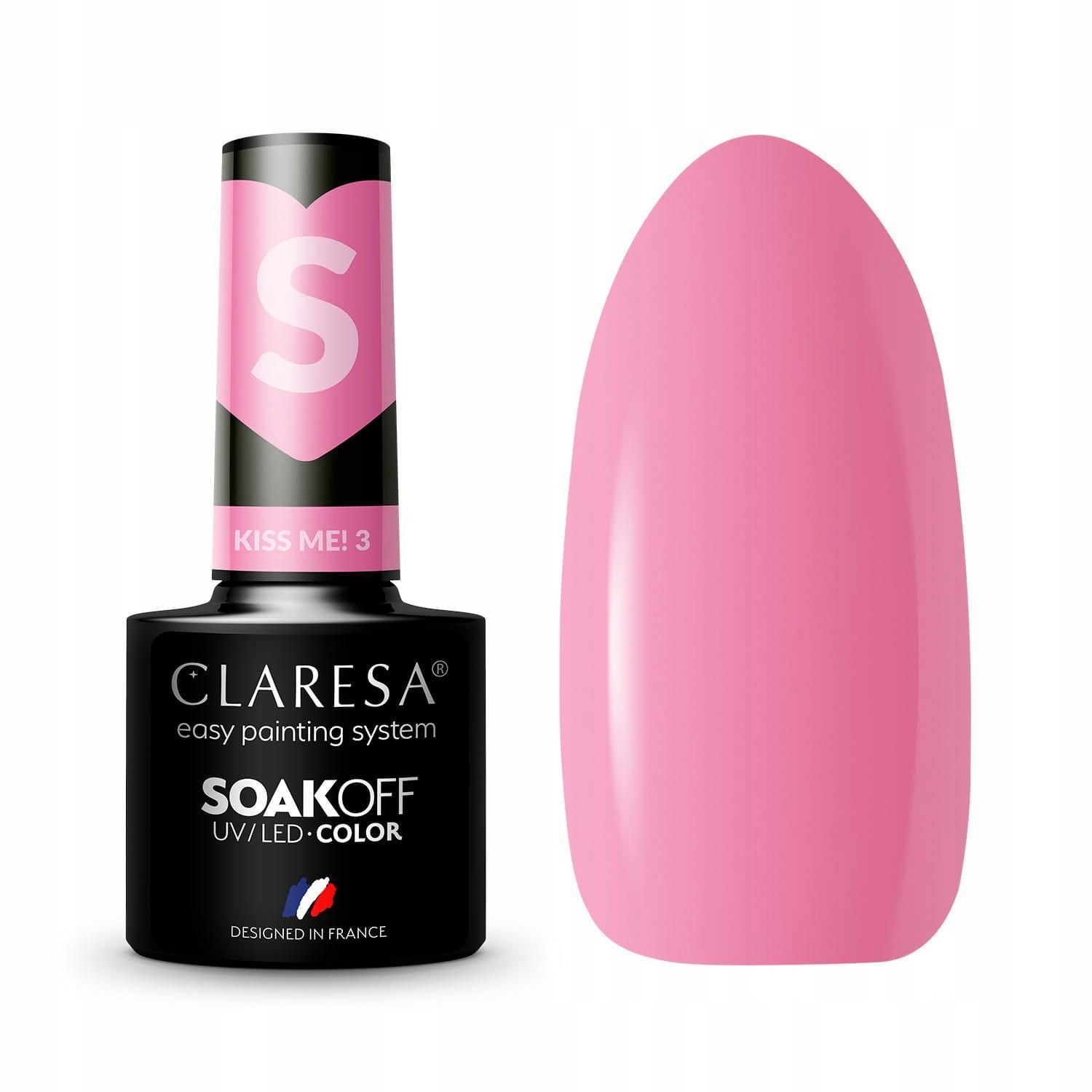 

Claresa Lakier Hybrydowy Kiss Me 3 5ML