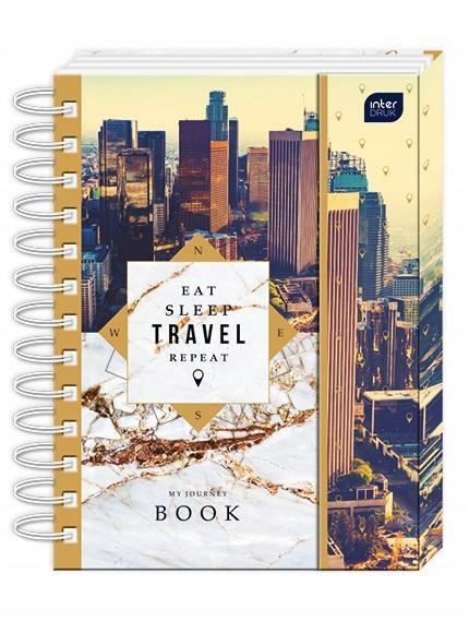 PODRÓŻNIK CITY NA SPIRALI 159X210MM, INTERDRUK