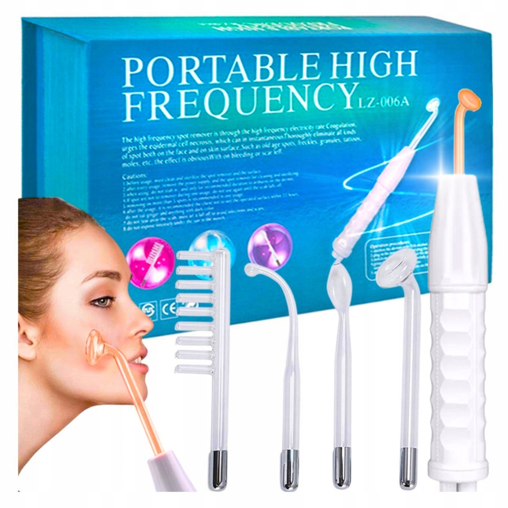 Darsonval Derma Wand Akné Darsonval Mikroproudy Silný 4 Peloty