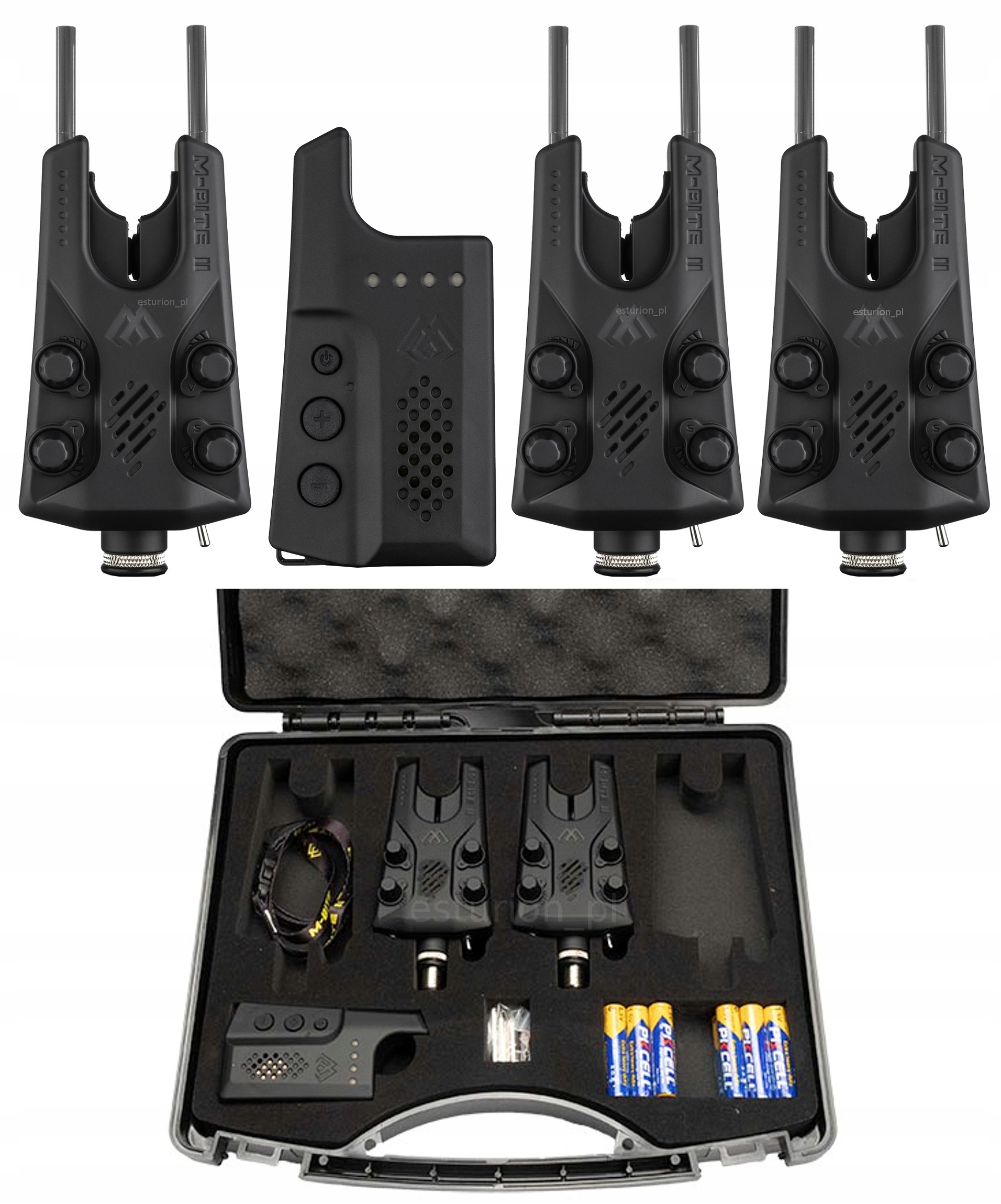 Centrálka s LED-multifunkčními Signalizátory M-bite II Mikado 3+1!