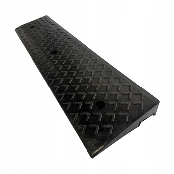 Najazd klinowy gumowy, 1000 mm x 250 x 60 mm