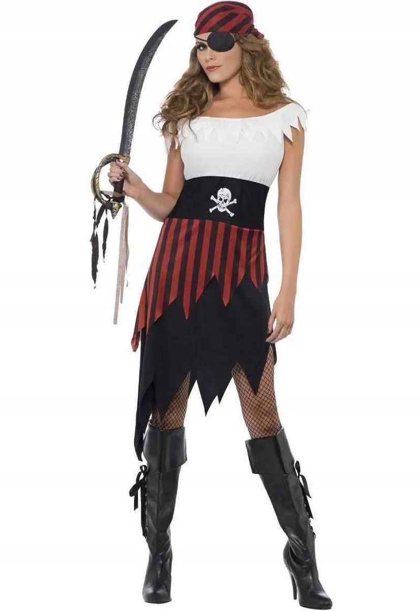 

Strój Piratki Przebranie Pirackie L