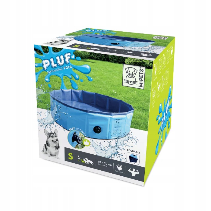 M-pets Pluf S Bazén pro psa bez nafukování 80 x 20 cm