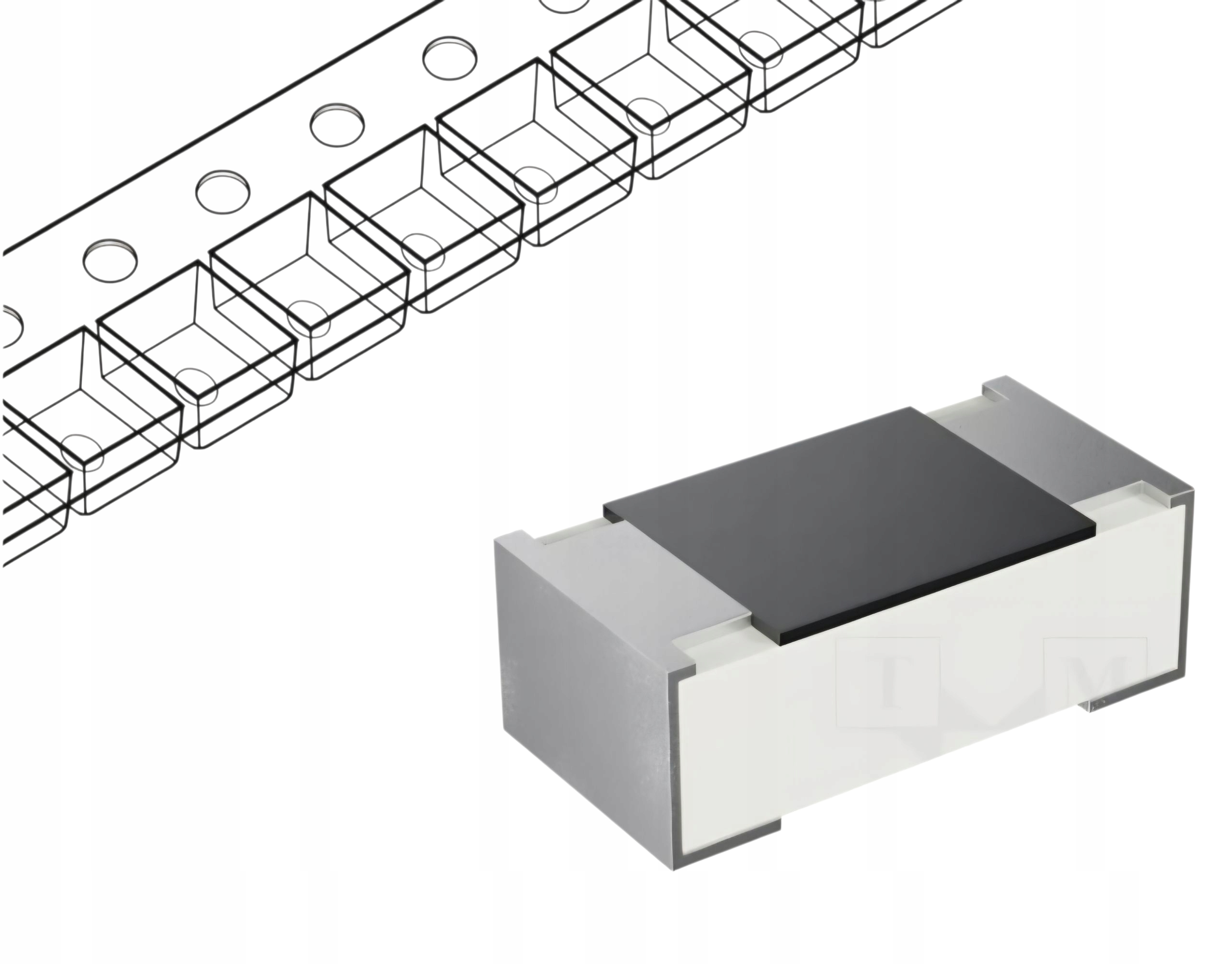 Rezistor thick film MR04X1003FTLV Smd Walsin 100mW role 10000 ks