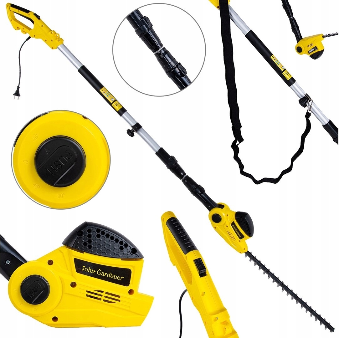 Elektrické nožnice na živý plot s výložníkom 51 cm 230 V, teleskopické, 270 cm