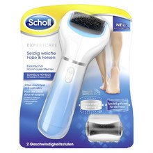 Scholl Velvet Smooth – Elektrická nožová a středně silná rotační hlava