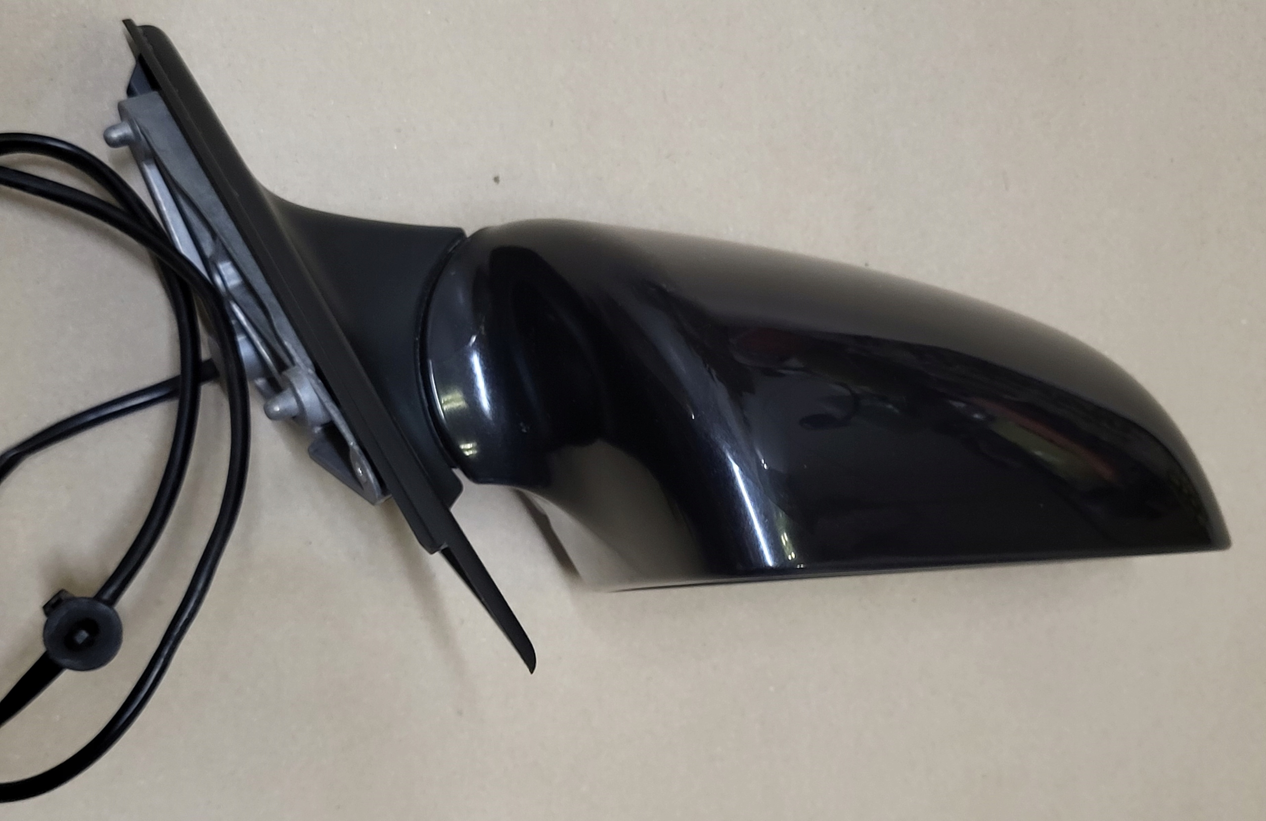 mirror exterior complete right 5pin black, LZ9Y AUDI A4 B7 8E OE EUROP