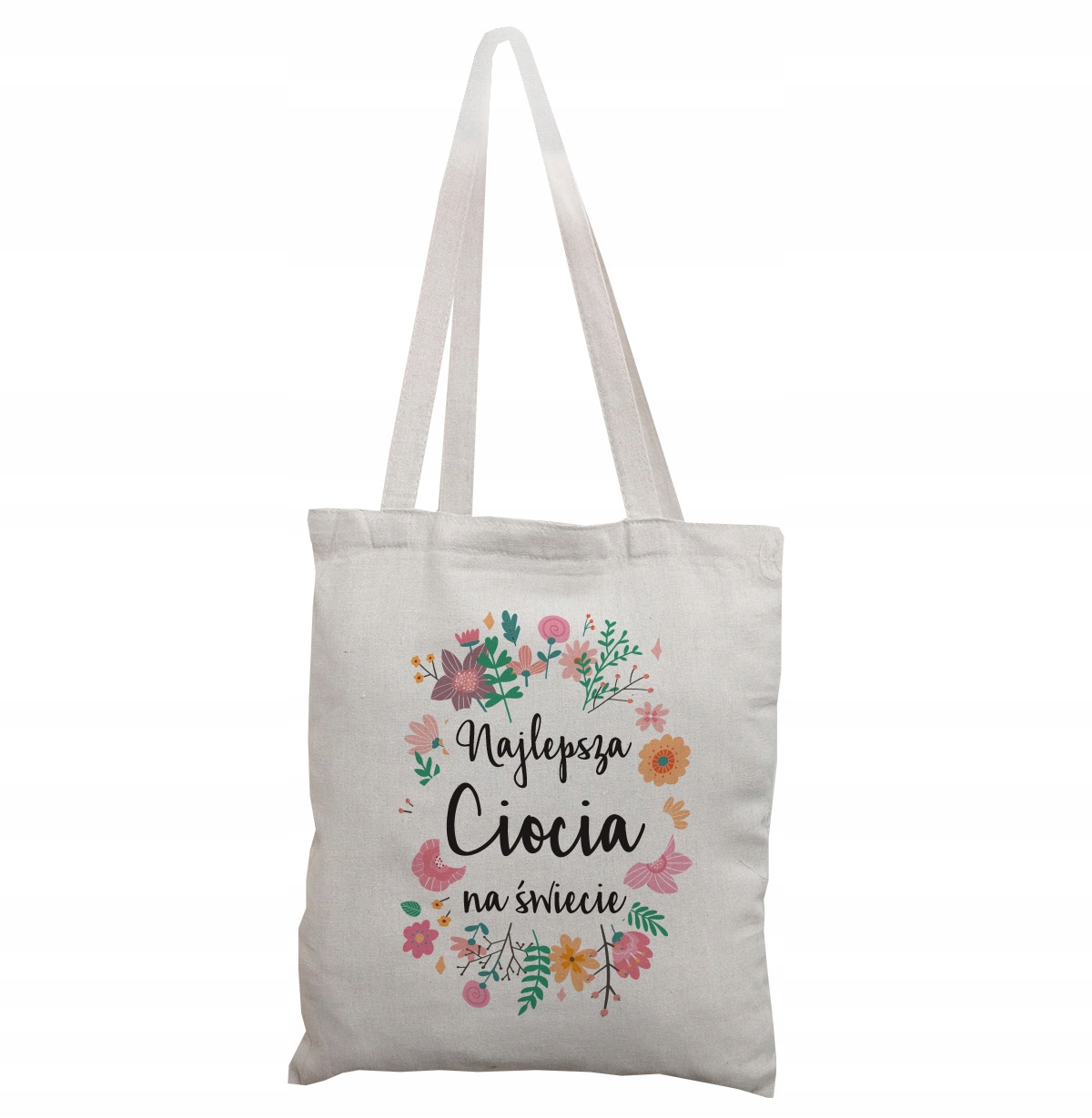 TORBA MATERIAŁOWA NAJLEPSZA CIOCIA prezent