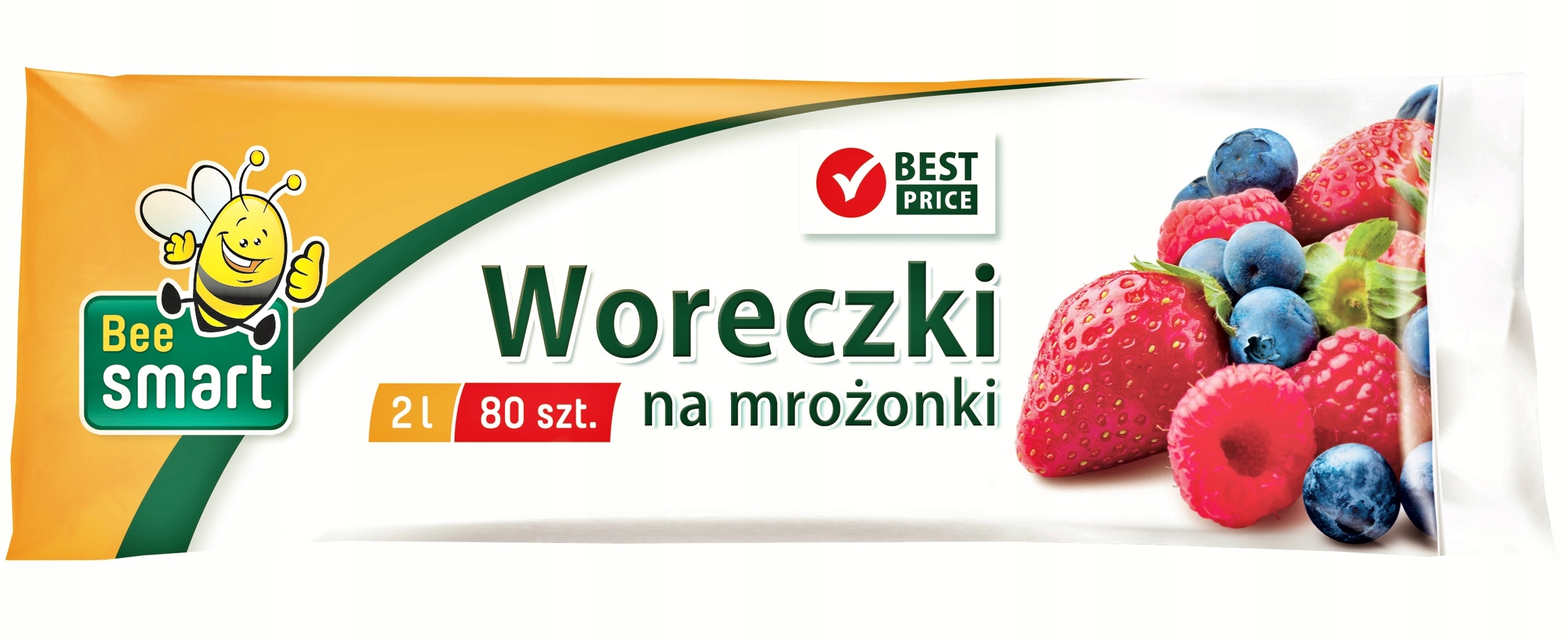 

Woreczki Na Mrozonki Bee Smart 2L 80 szt Paclan