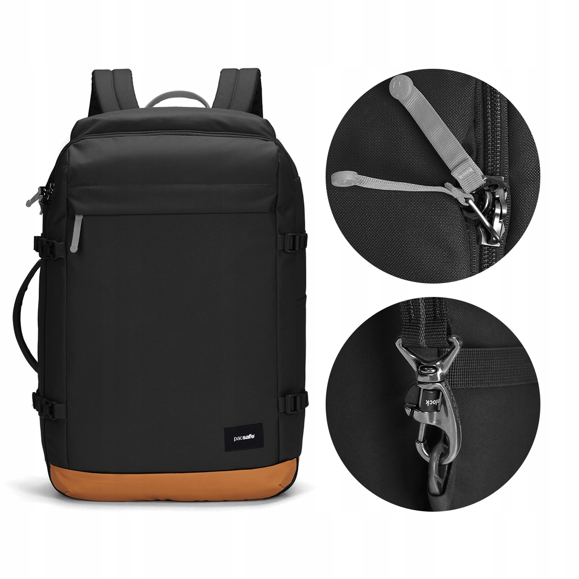Plecak antykradzieżowy Pacsafe Go 44L Jet Black