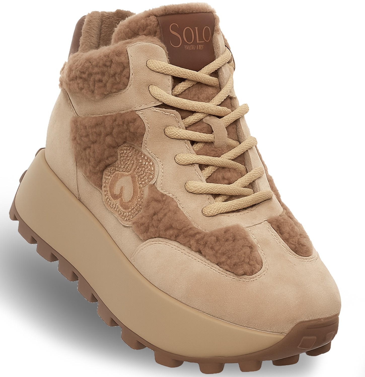 Solo Soprani Dámské kožené boty módní, teplé, pohodlné, lehké SSW527P05/01