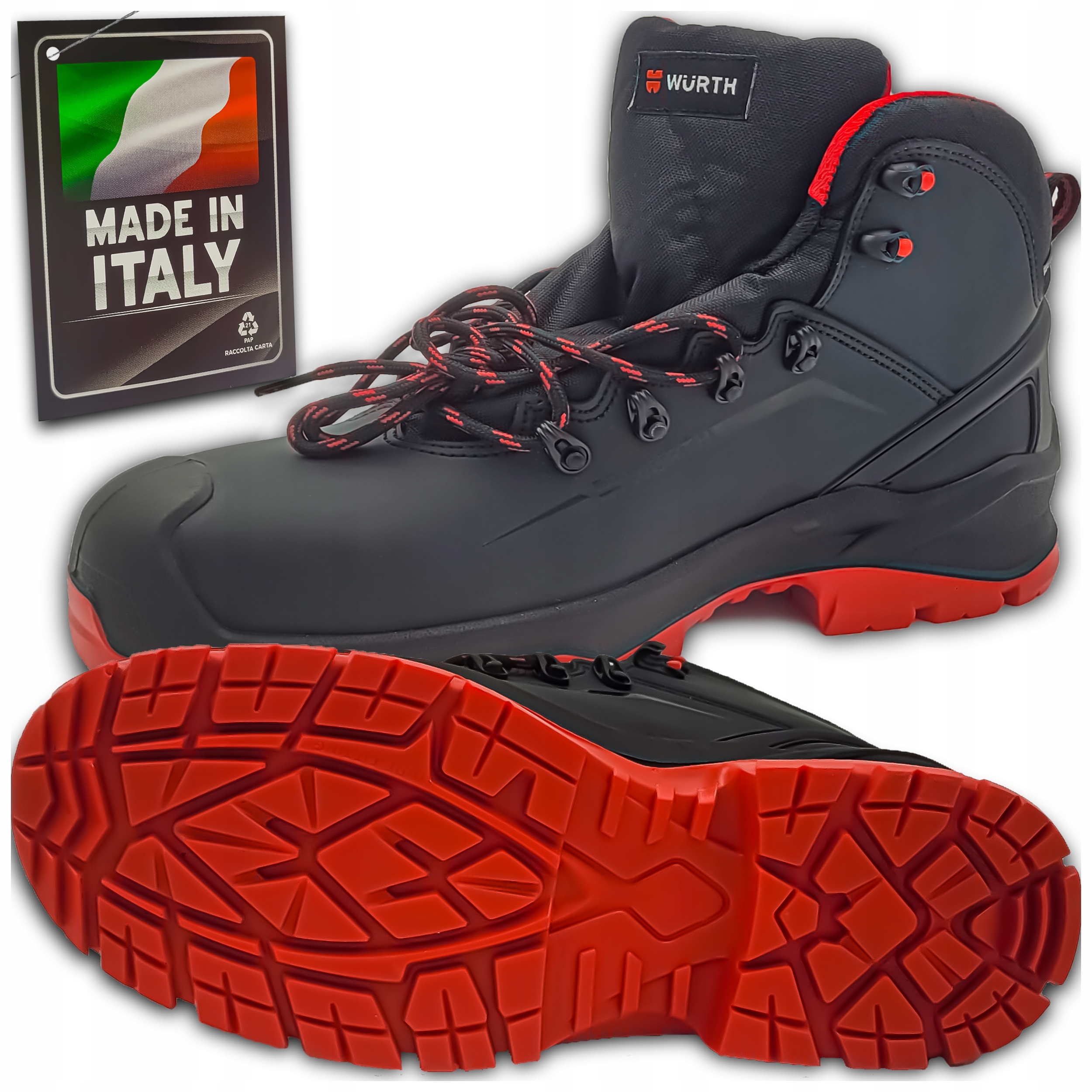 Obuv Pracovní boty Vysoké Prodyšné Odolné Pro Air S3 vel. 43 Wurth