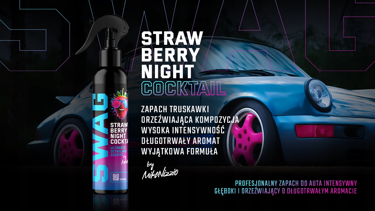 SWAG _ STRAWBERRY NIGHT COCKTAIL 150ML _ PIĘKNY ZAPACH SOCZYSTEJ TRUSKAWKI Rodzaj atomizery