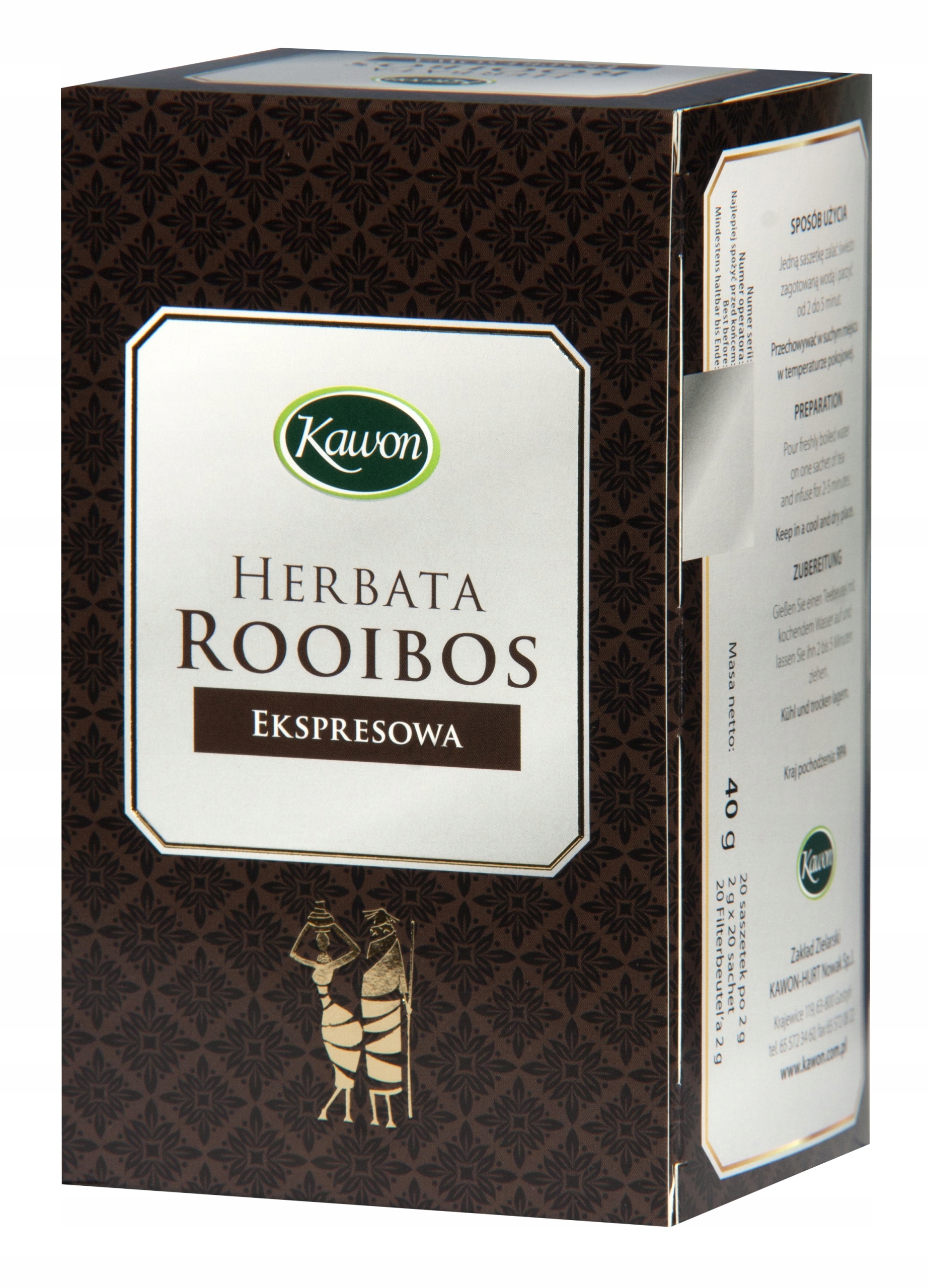 Levně 7 x Kawon Čaj Rooibos 20x2 g