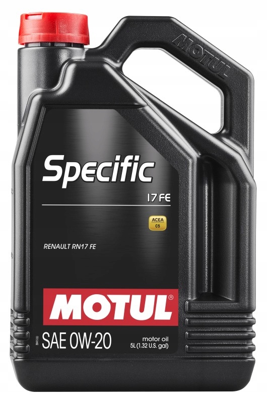 Olej 0W20 5L Specific 17 Fe C5 RN17 Fe Motul