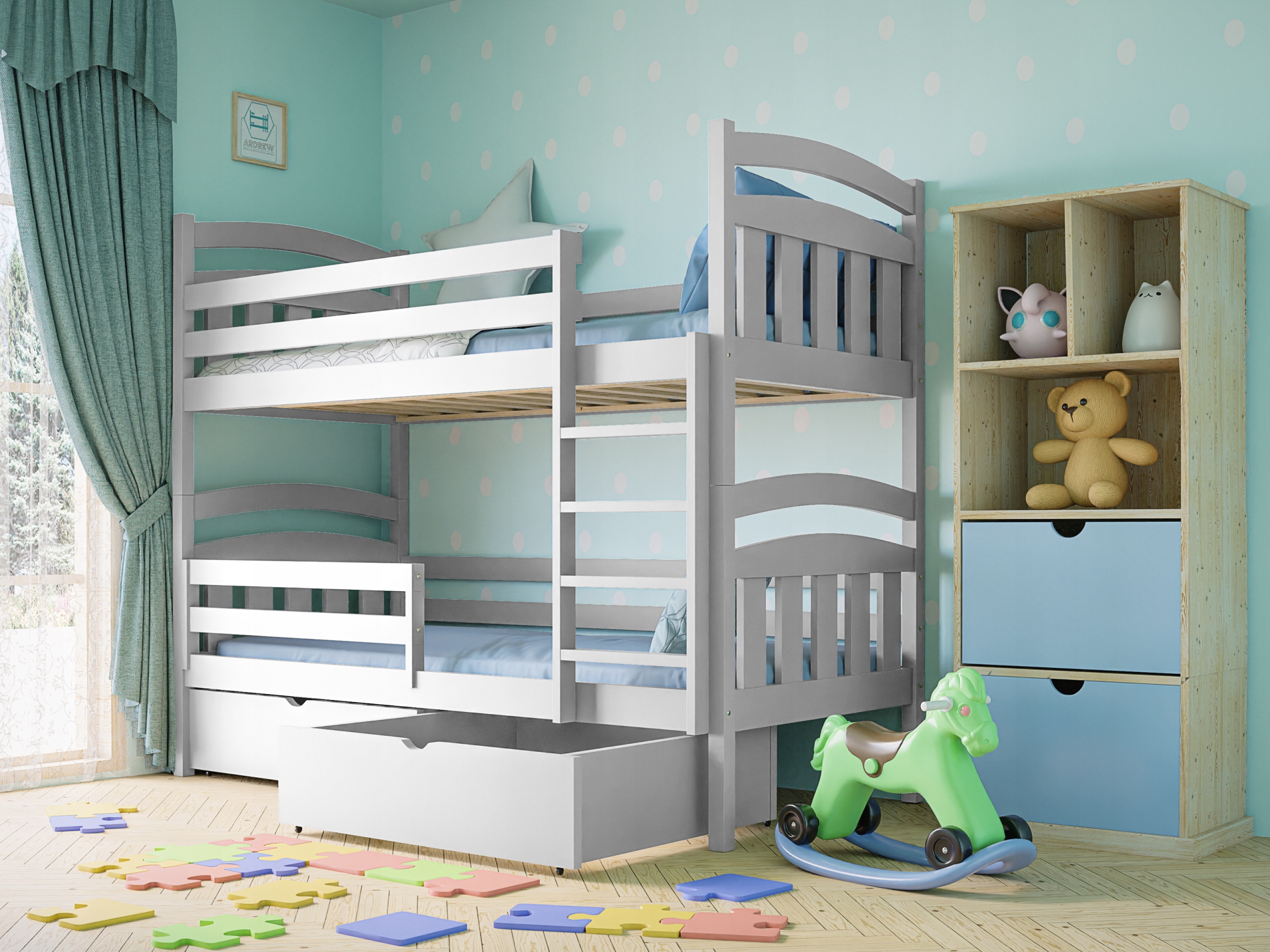 Łóżko piętrowe SOFIA