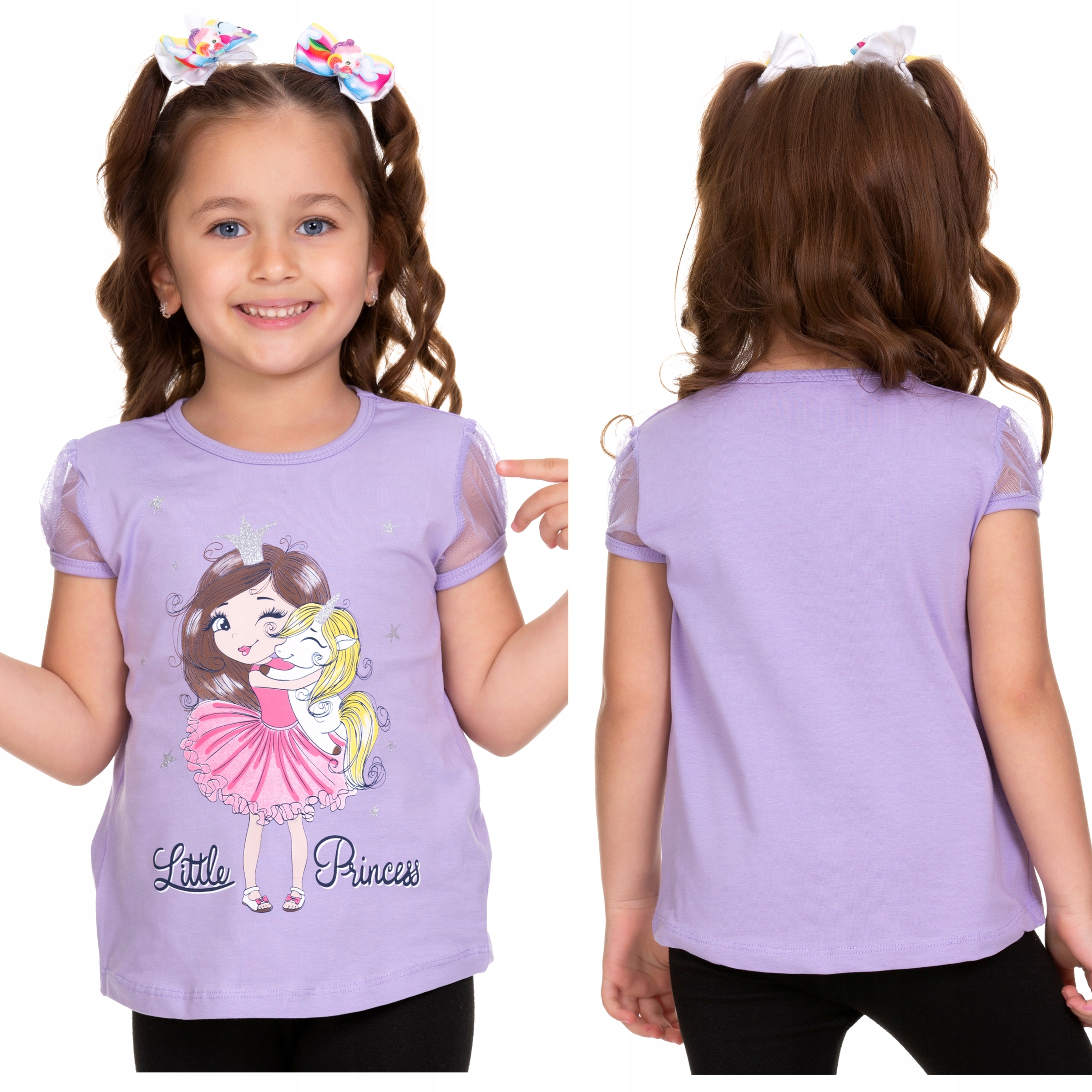 

Bluzka Księżniczka Kucyk Tiulowy Rękawek 134