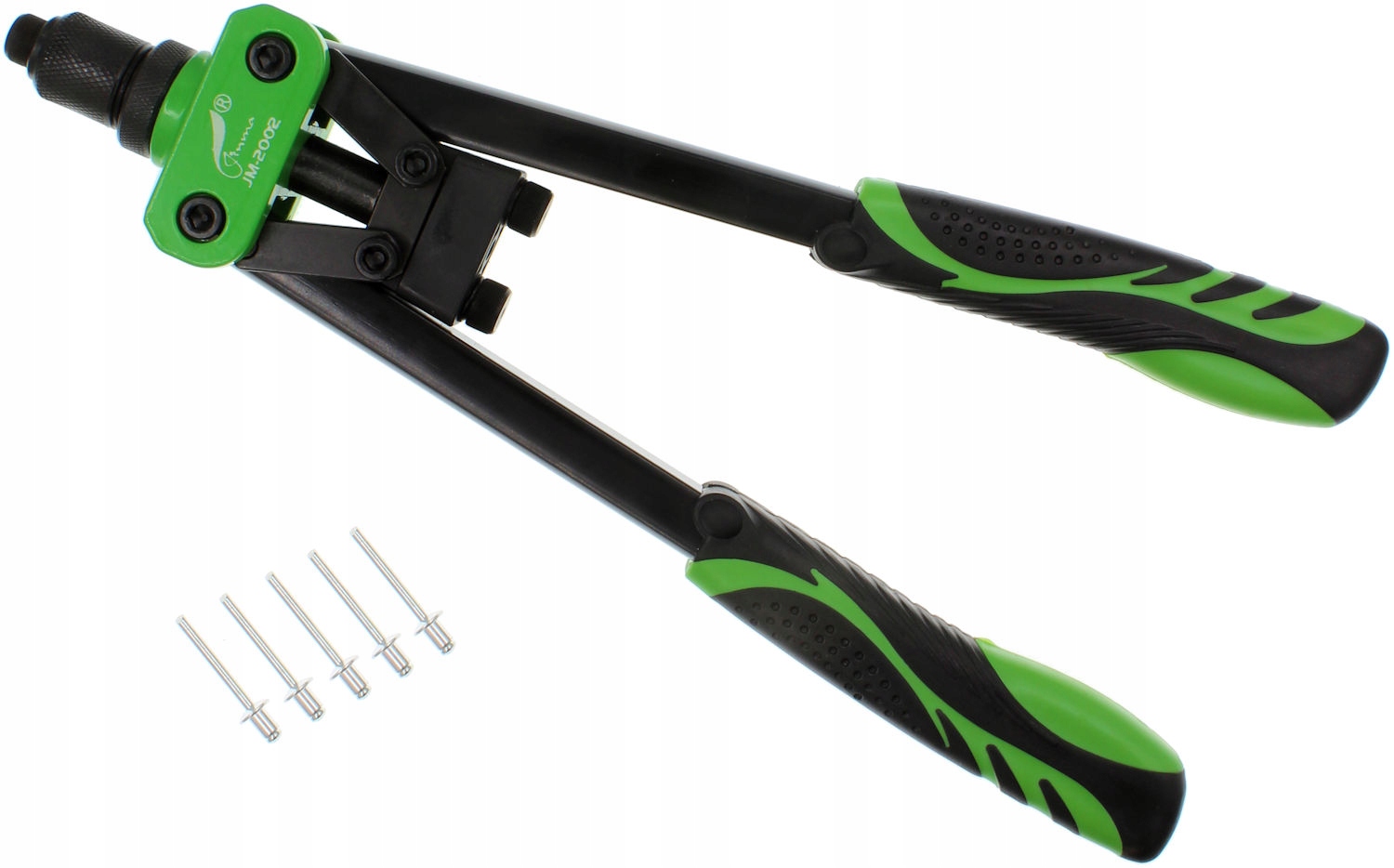 

Nitownica Ręczna Nożycowa 33cm do Nitów 3 Końcówki