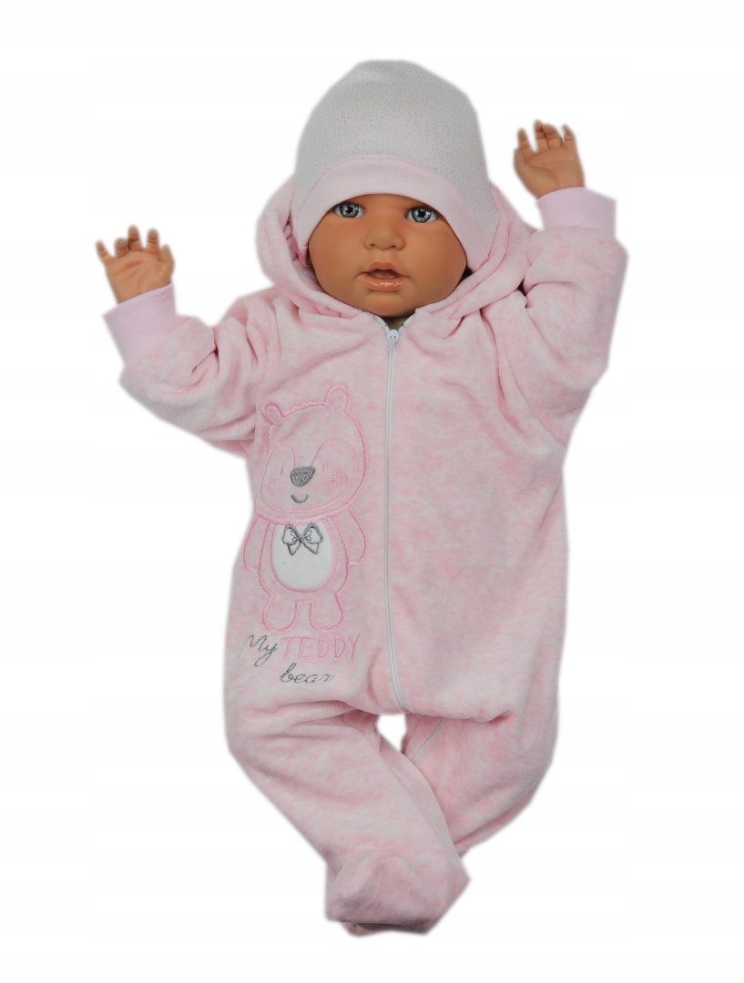 KOMBINEZON niemowlęcy JESIEŃ WIOSNA Różowy r.68 Rozmiar 68