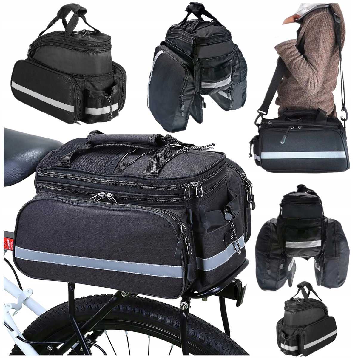 

Torba Na Rower Bagażnik Sakwa Rowerowa 30L Kufer
