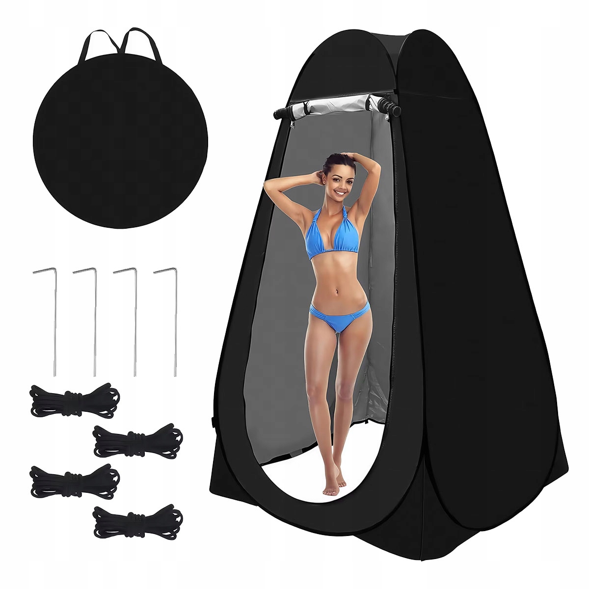 Stan Samorozkládací Stan Stan Převlékárna Černá