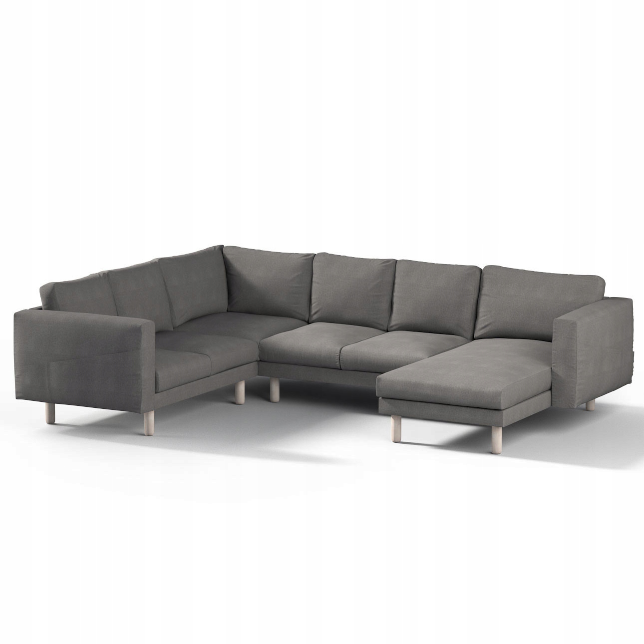 Dekoria potah na pohovku Norsborg pro 5 osob Ikea šedý