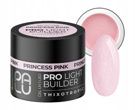 PALU PRO LIGHT BUILDER ŻEL DO PAZNOKCI Z TIKSOTROPIĄ PRINCESS PINK 45G