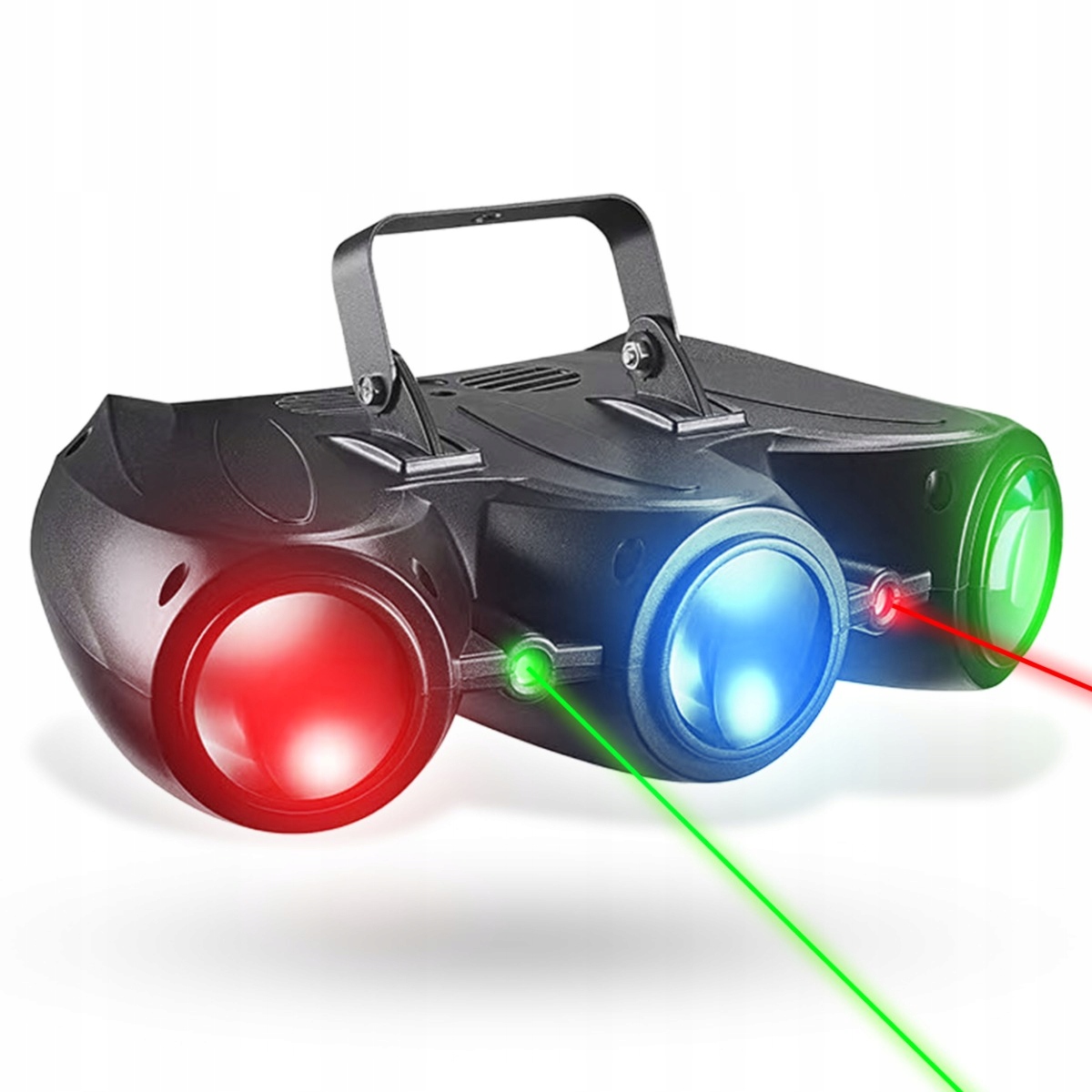 Světelný Multiefekt 2V1 Led DMX Rgbw 192x0,064W Laser Červený Zelený L4ME