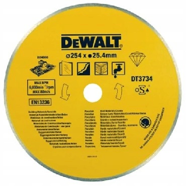 Dewalt Diamantový Kotouč Plný 250x1,6x25,4mm Kámen, Žula DT3734-XJ