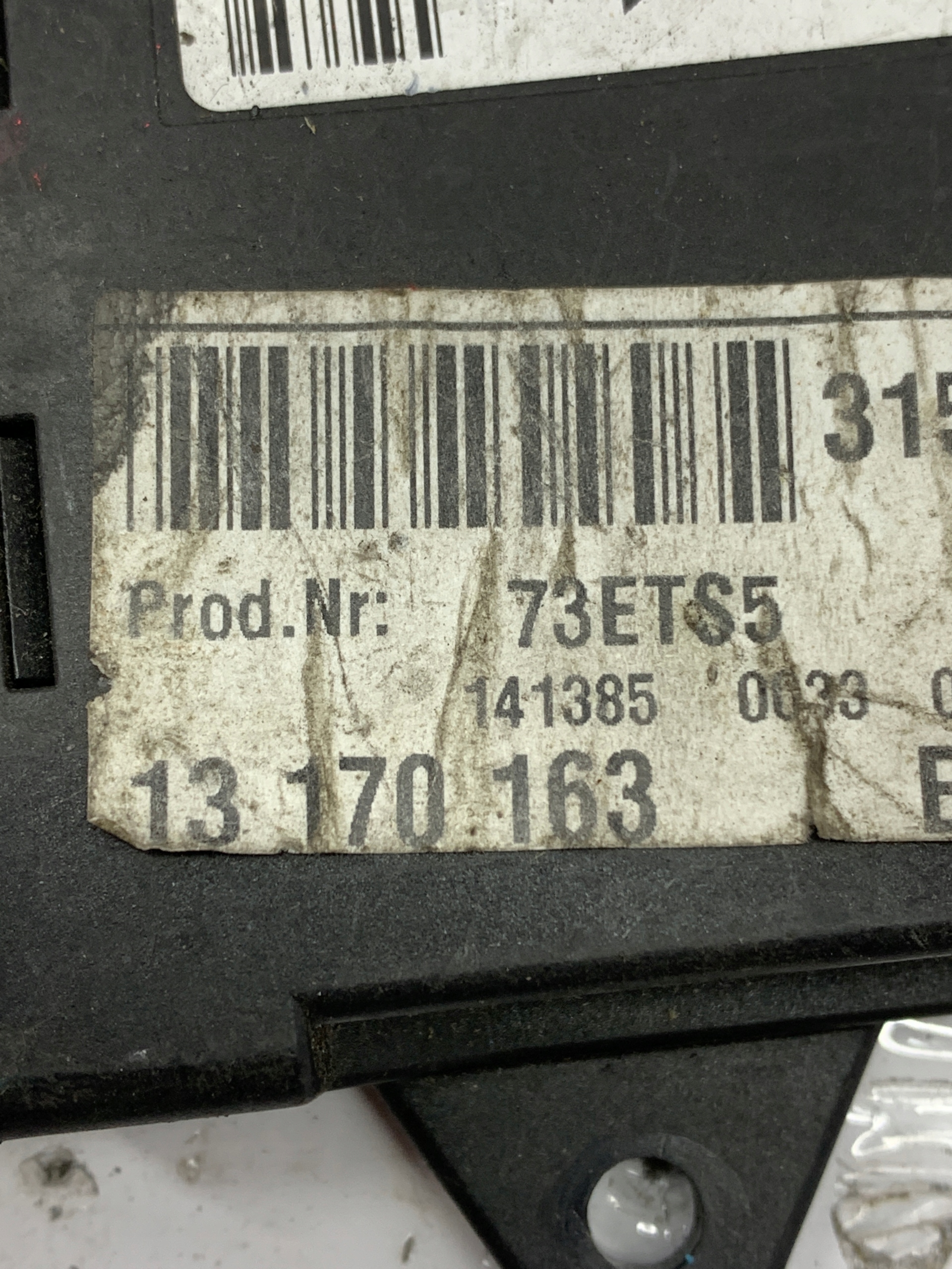 modul Bedienteil Tür 13170163 OPEL