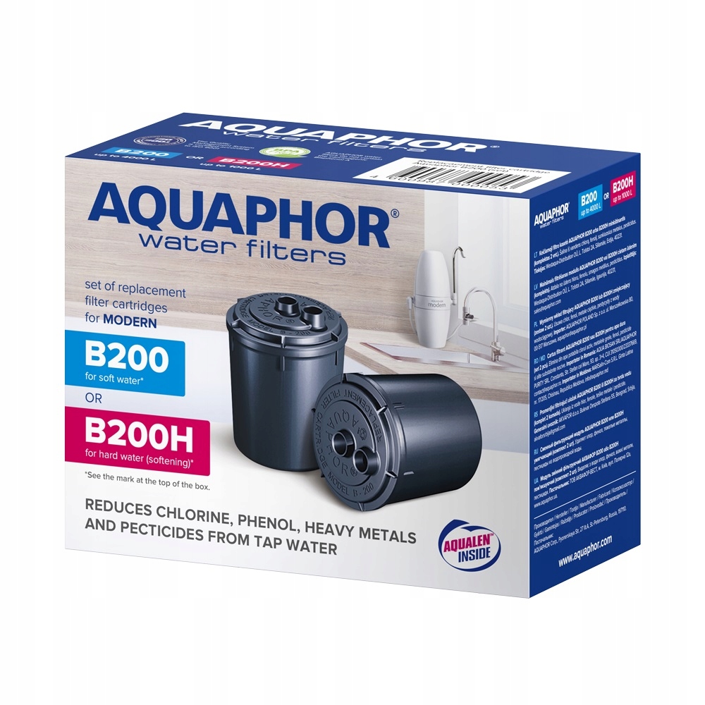 Aquaphor wkłady B200 do filtra MODERN 2szt.
