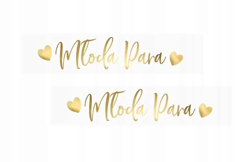 Tablice SAMOCHODOWE ślubne TABLICA na auto ślub MŁODA PARA