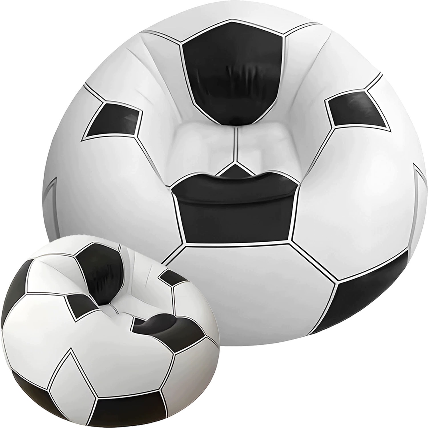 Taburet Nafukovací křeslo Fotbal 110 x 110 x 71 cm Bedee Football