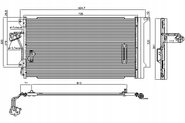 Nissens Kondenzátor Klimatizace Audi Q7 3.0 Tdi (4 L)