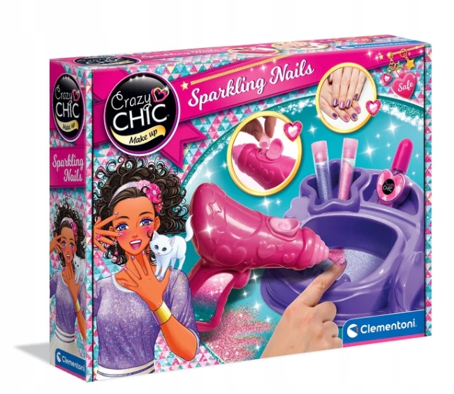 

Clementoni Błyszczące paznokcie Crazy Chic 78291