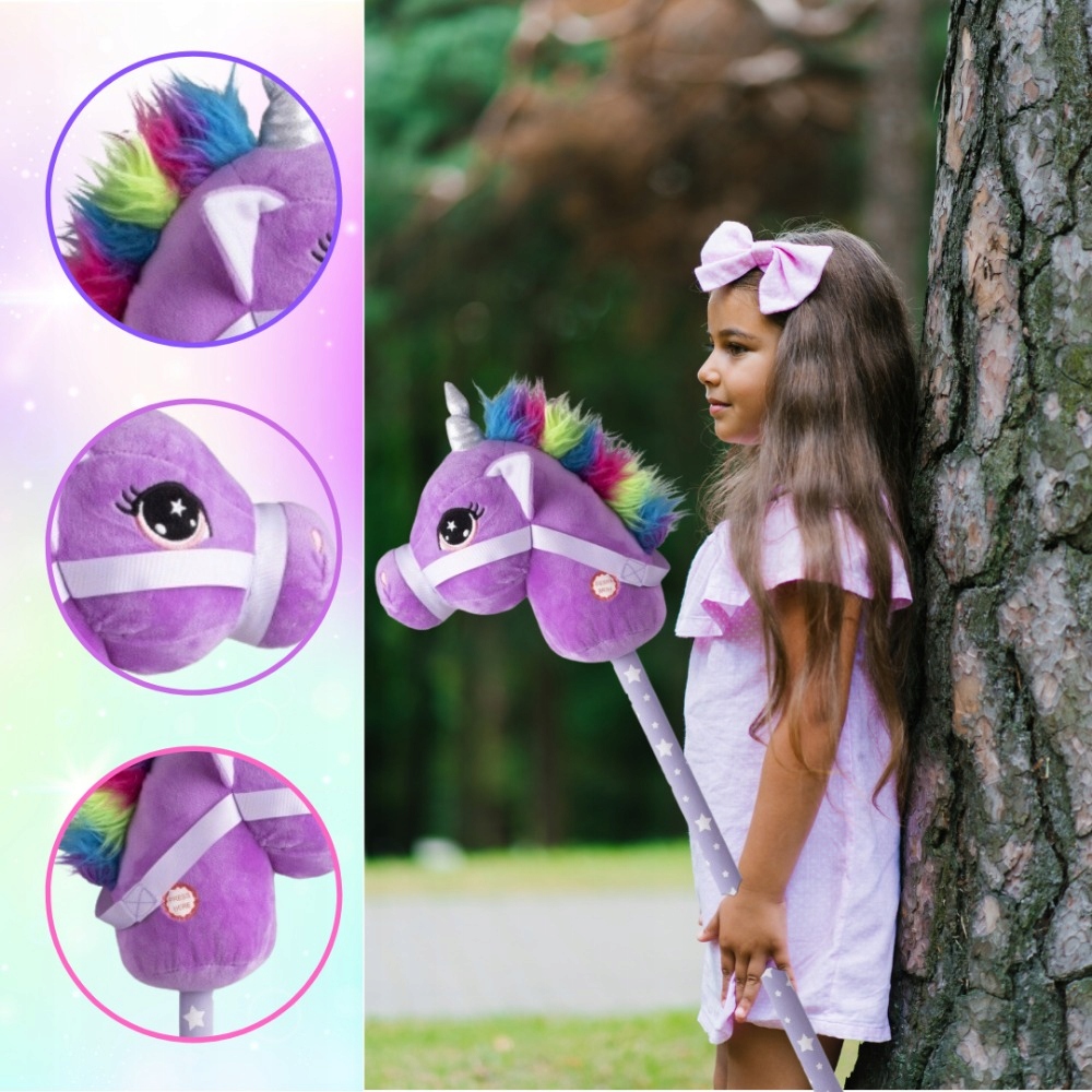 GŁOWA JEDNOROŻCA NA KIJU HOBBY HORSE PLUSZOWY Kod producenta GŁOWA JEDNOROŻCA