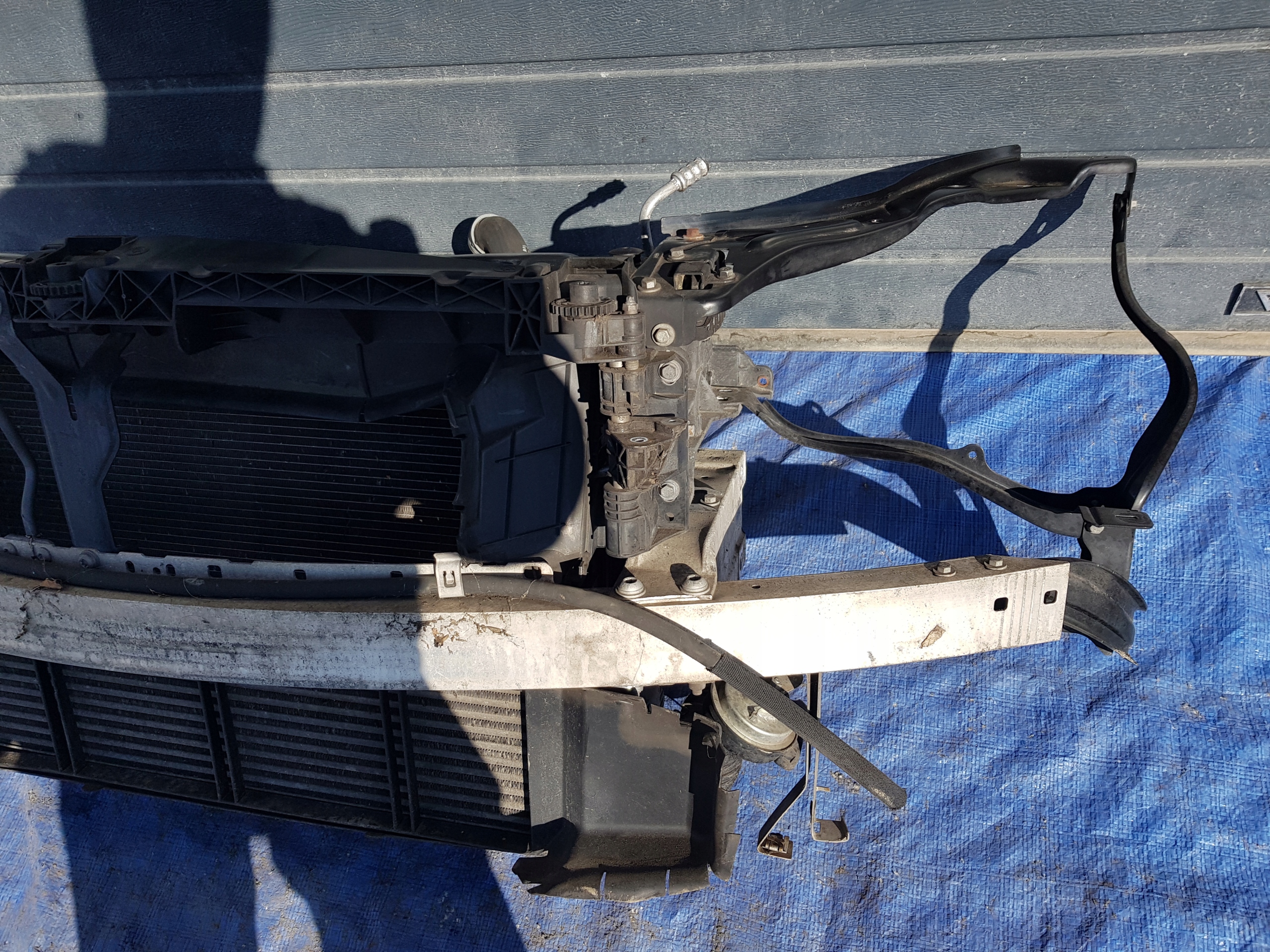 support panel for radiators sider pillar radiator MERCEDES W212 LIFT 2.2 CDI MANUAL