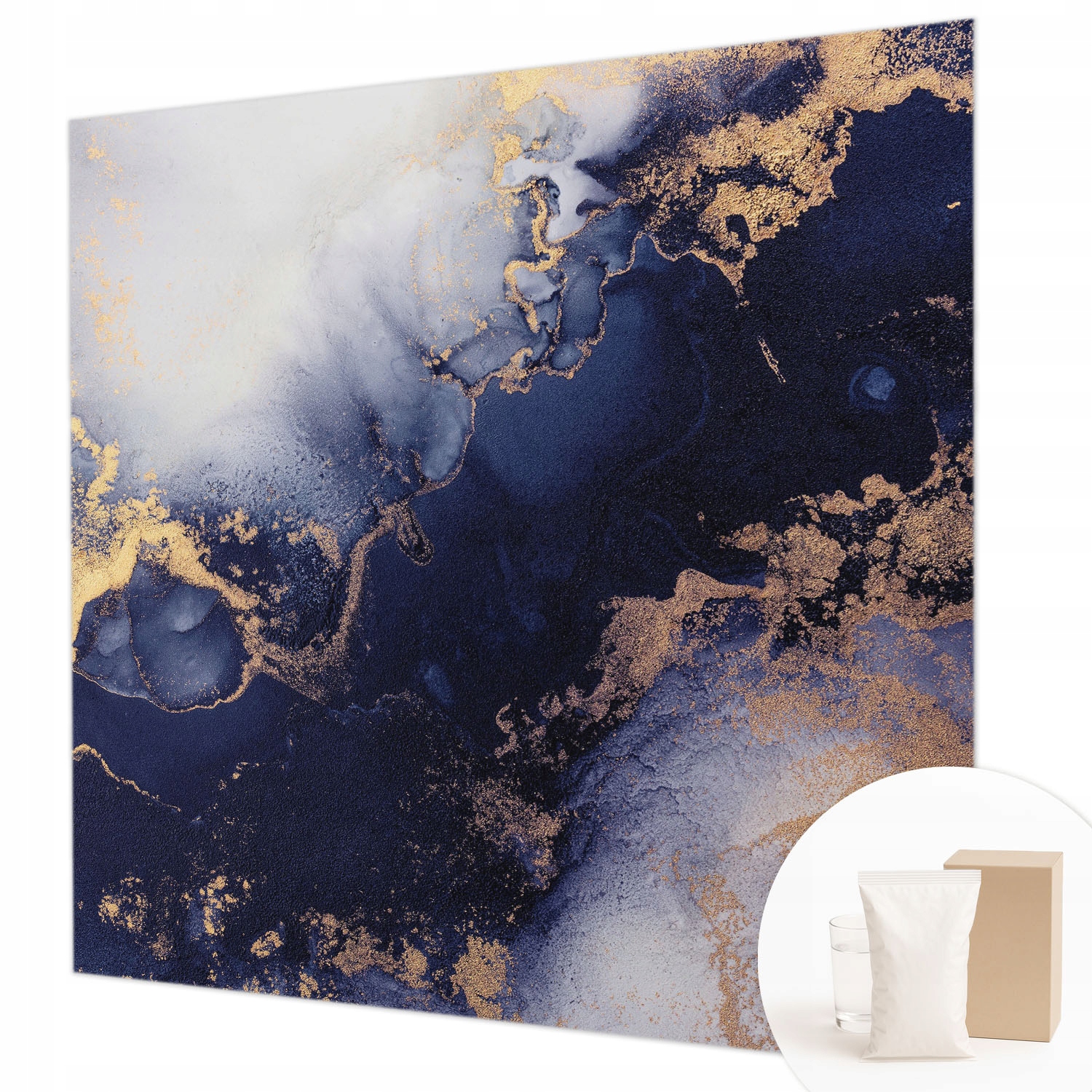 Flizelinová fototapeta do bytů lepidlo Granátové vlny 250 x 250 cm