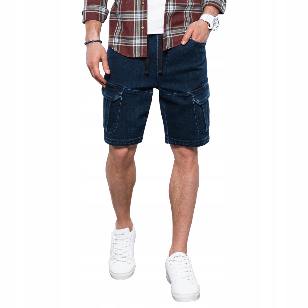 

Spodenki męskie jeansowe ciemny jeans W362 L