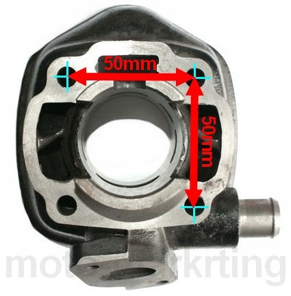 NOWY CYLINDER TŁOK PIERŚCIENIE YAMAHA JOG RR 50 LC Dopasowanie do pojazdu produkt dedykowany