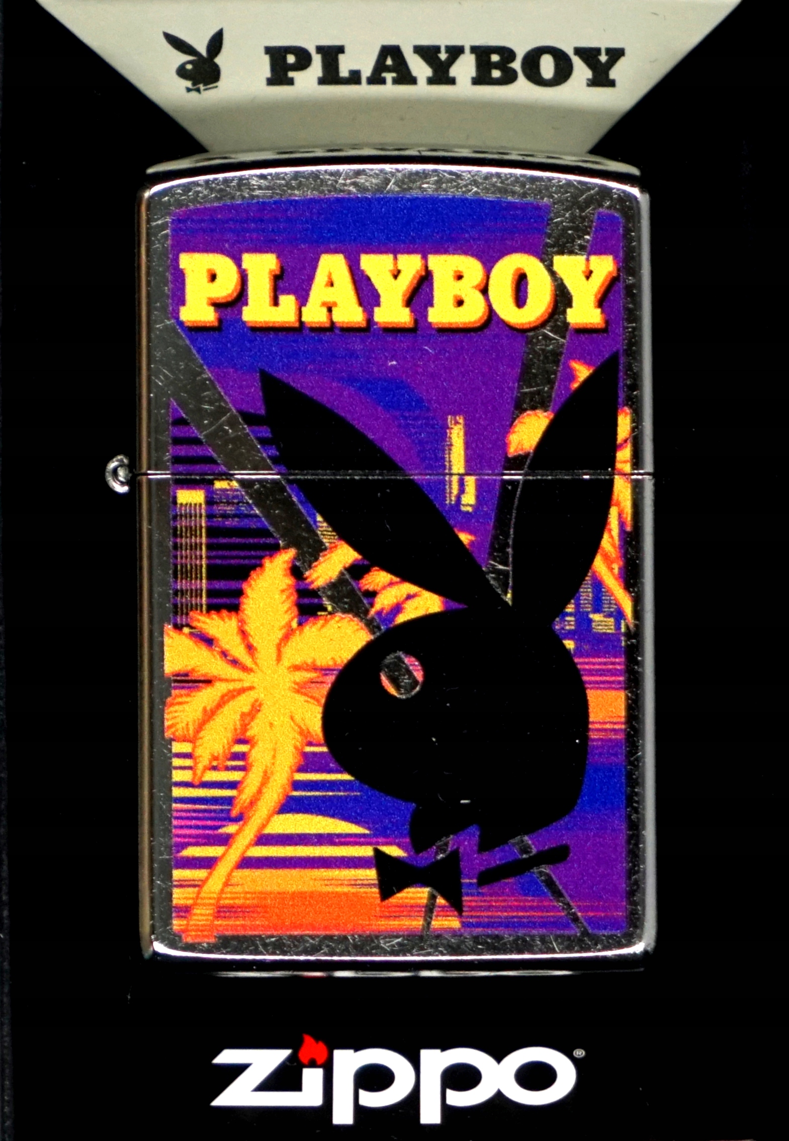Zapalovač Zippo Playboy Design 60005883 Větruodolný benzínový
