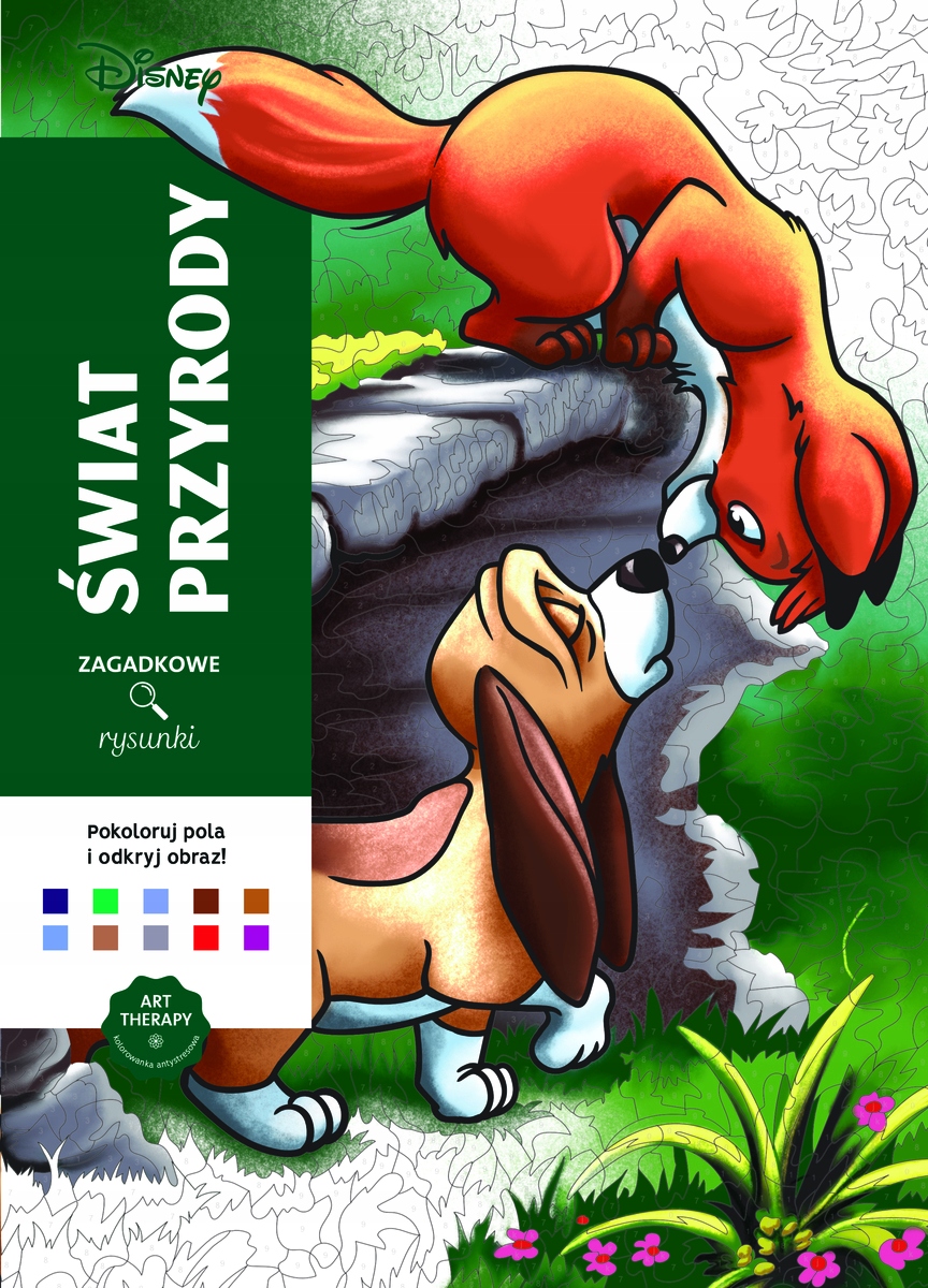 Art therapy. Kolorowanka antystresowa. Disney. Świat przyrody.